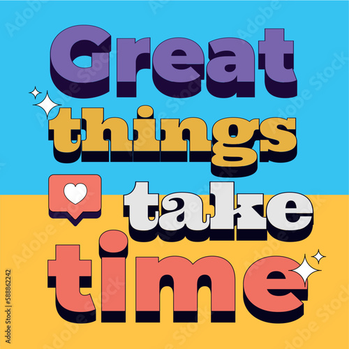 Inspirational quote. Motivational background, Instagram post style
