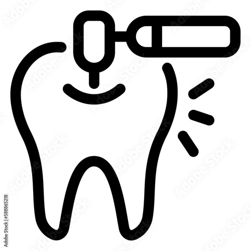 dental drill icon illustration