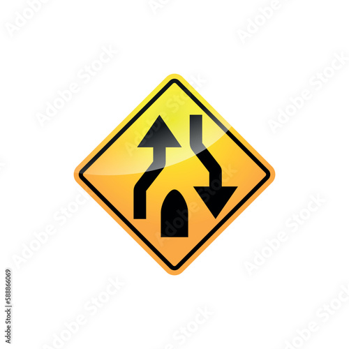 Free Download Traffic Sign Street Sign Icon Vector Template	 - GFXLoad