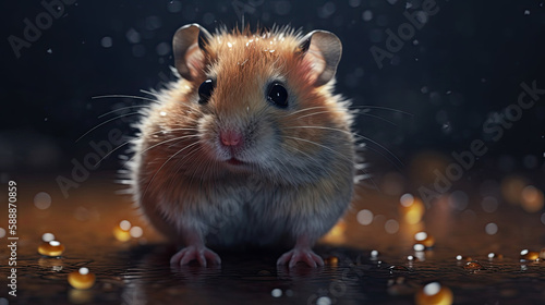 More real than life hamsters  a photo-realistic illustration for lovers of these little balls of fur
