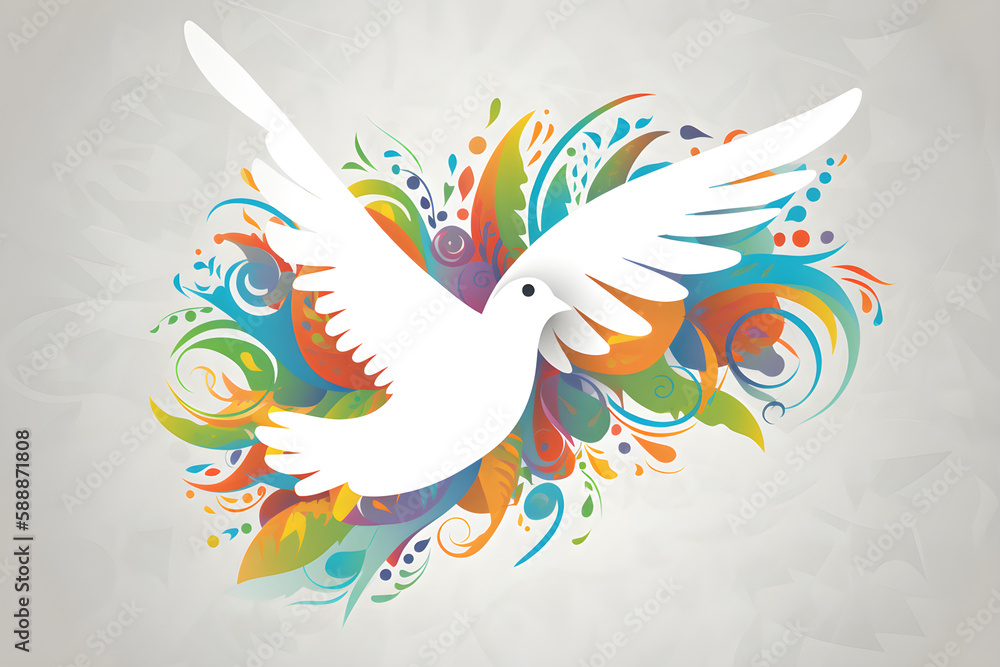 Obraz premium International Peace Day, generative Ai