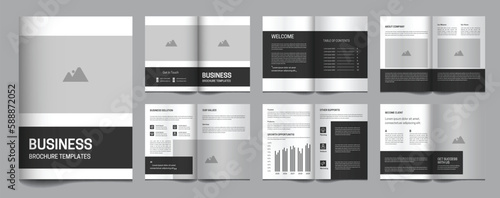 Business catalogue template minimalist design 