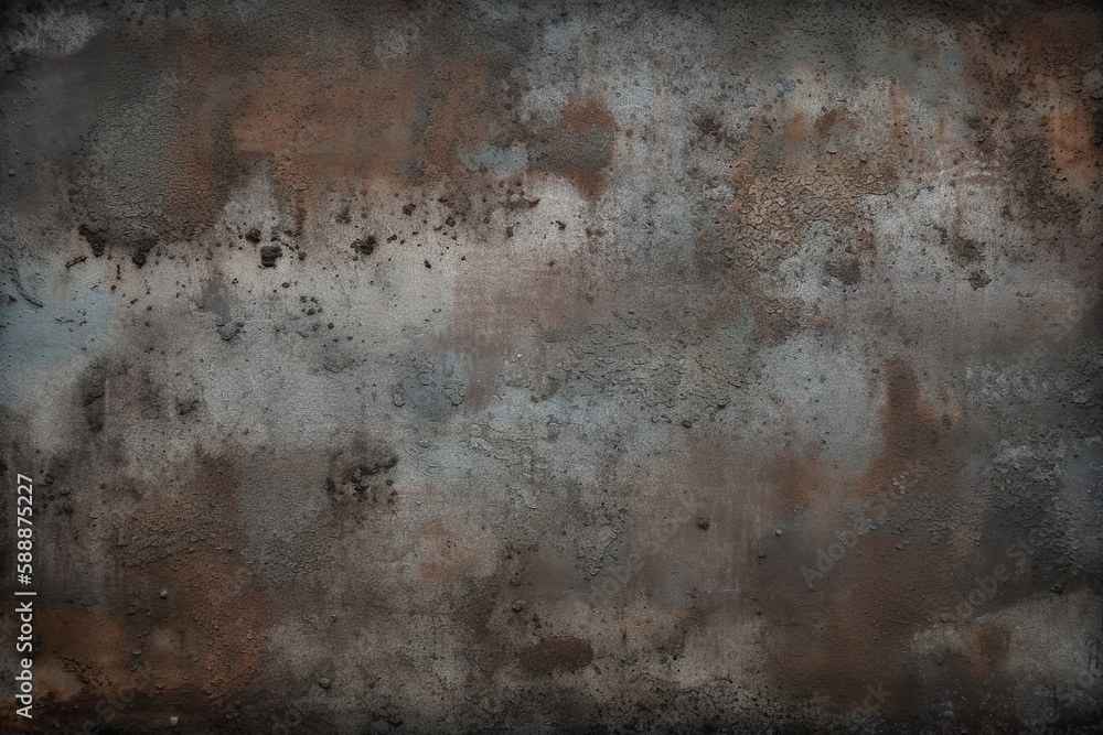 Grunge metal background. Rusty metal texture. Rusted metallic background. Scratched grunge metallic texture
