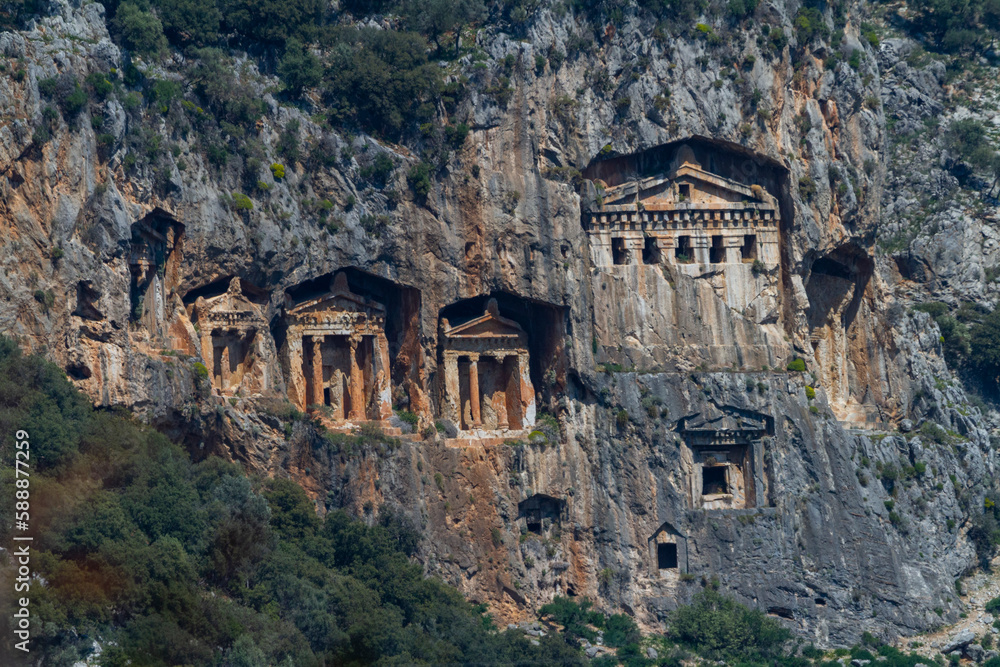 Fototapeta premium Caunos Tombs of the Kings