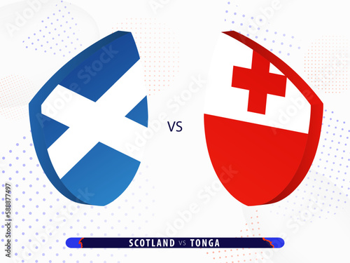 Scotland vs Tonga rugby match, international rugby competition 2023.