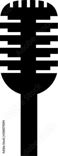 Silhouette - Mikrofon 