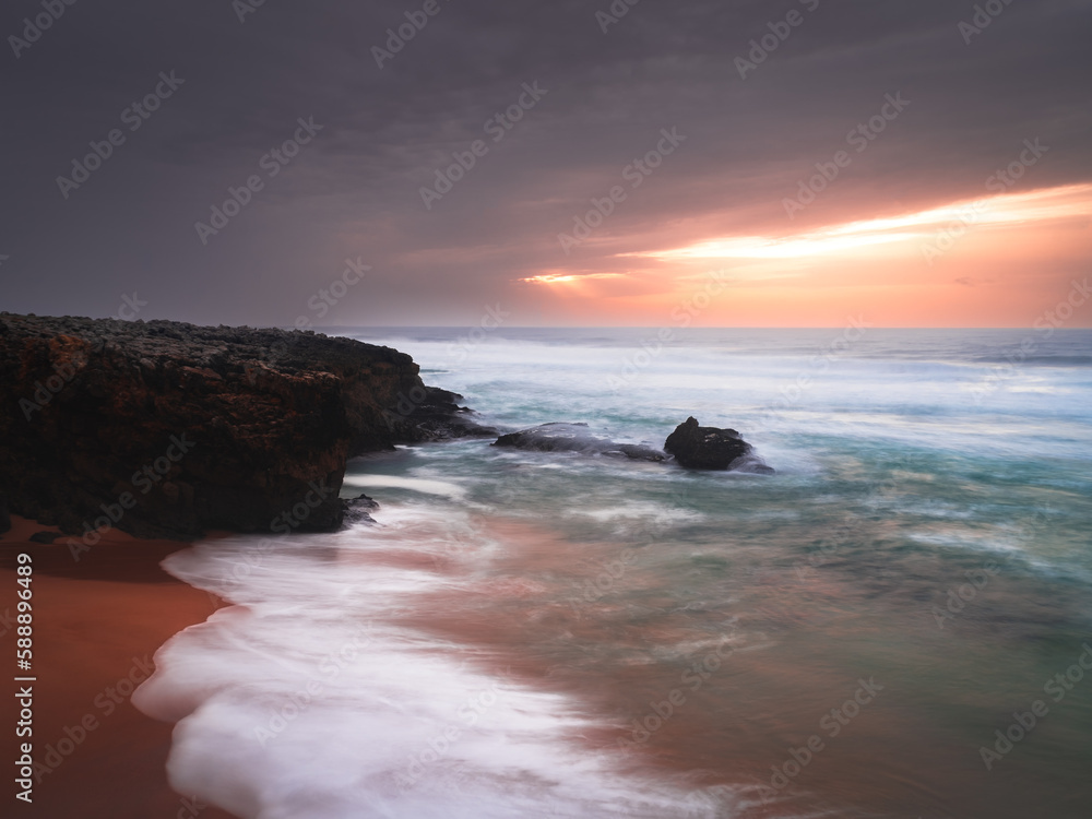 Obraz premium sunset on the beach