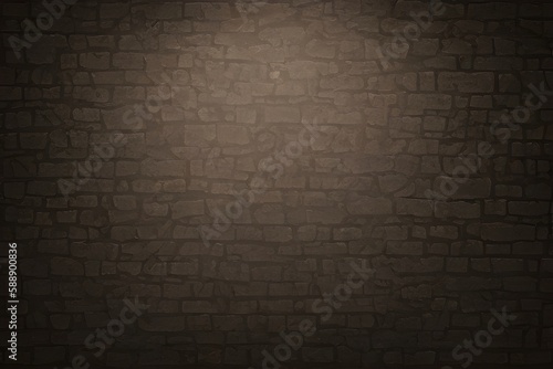 dark wall background with texture - generative ai