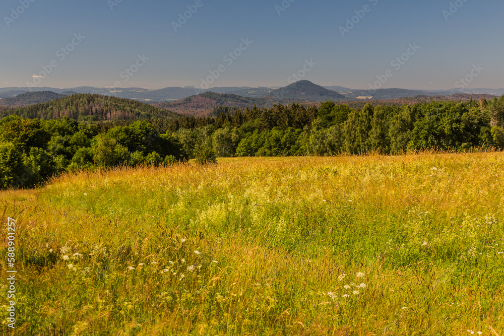 Landscape of Bohemian Switzerland, Czech Republic