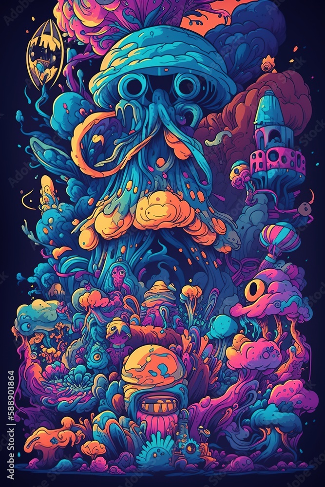Psychedelic Landscape Psychedelic Landscape
