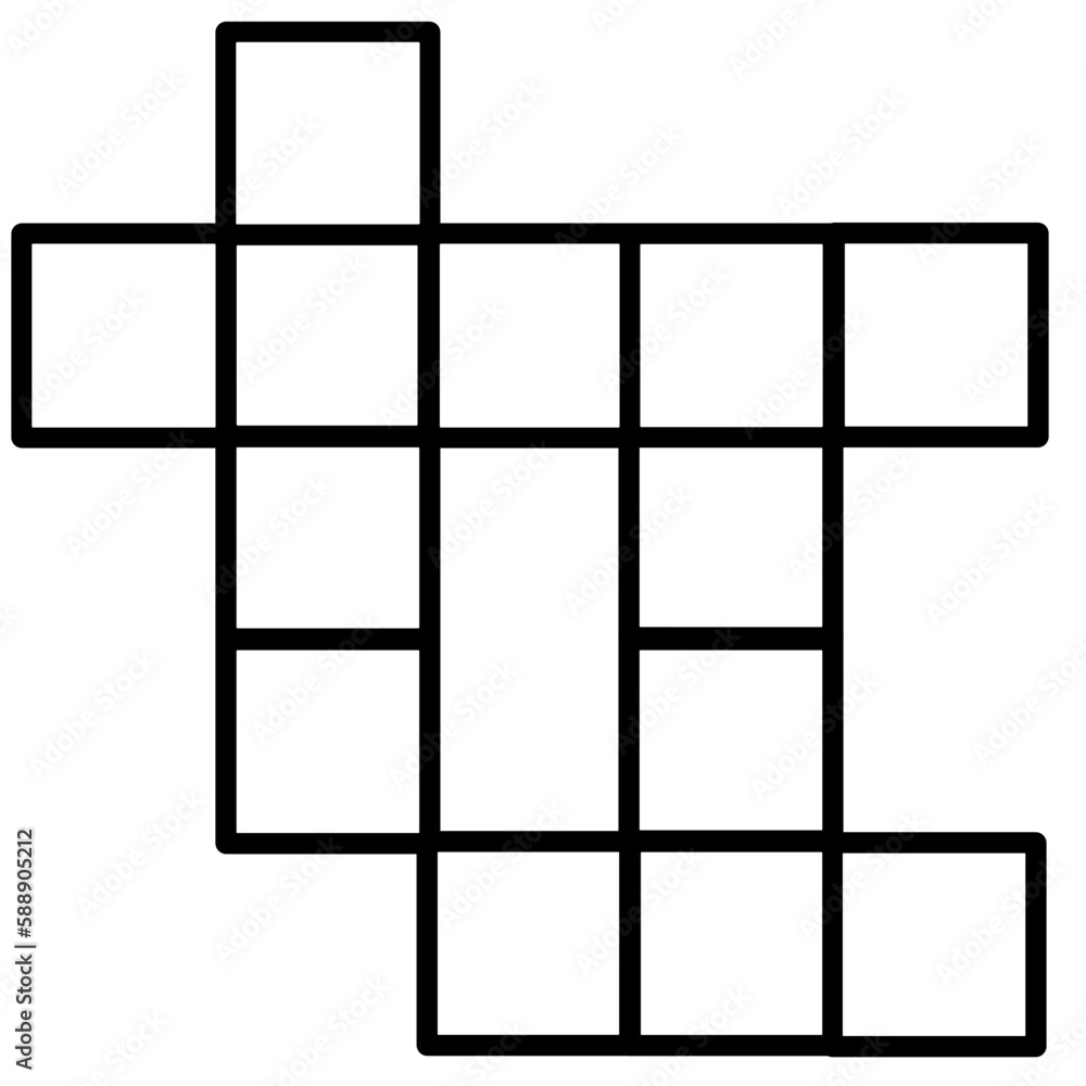 Crossword Icon Vector Crossword Icon Vector