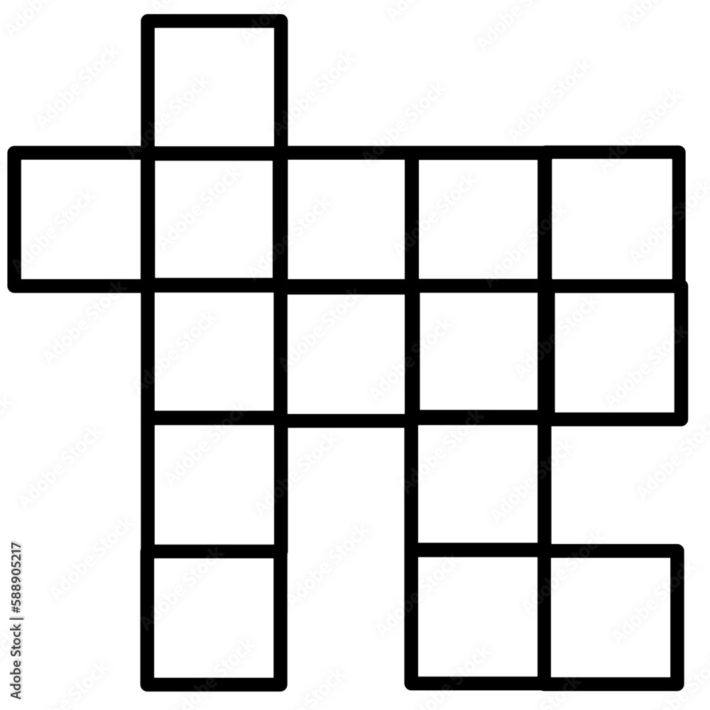 Crossword Icon Vector Crossword Icon Vector