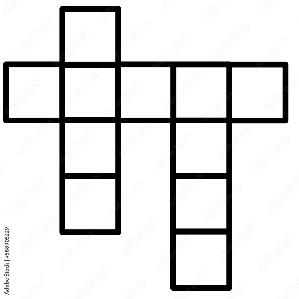 Crossword Icon Vector Crossword Icon Vector