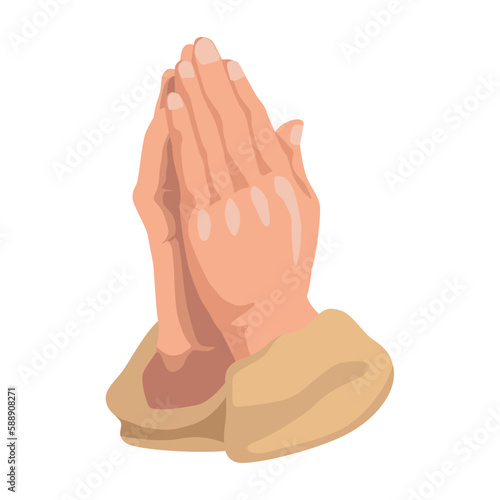 christianity hands human praying