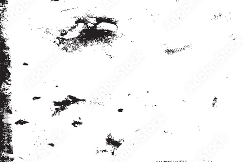 Ancient grunge parchment paper vector flat in black and white, old weathered burnt textured paper overlay. Paper for calligraphy memoir records and book making, vector.