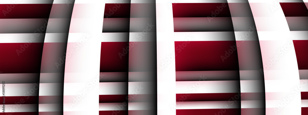 Obraz premium Modern red wide banner background