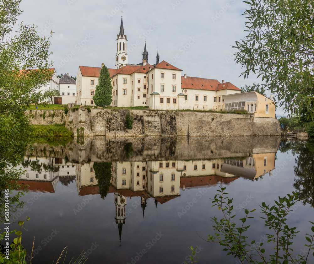 View of Vyssi Brod monastery, Czech Republic