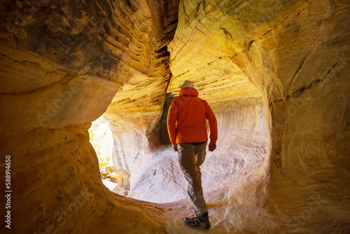 Bild auf Leinwand Moonshine arch