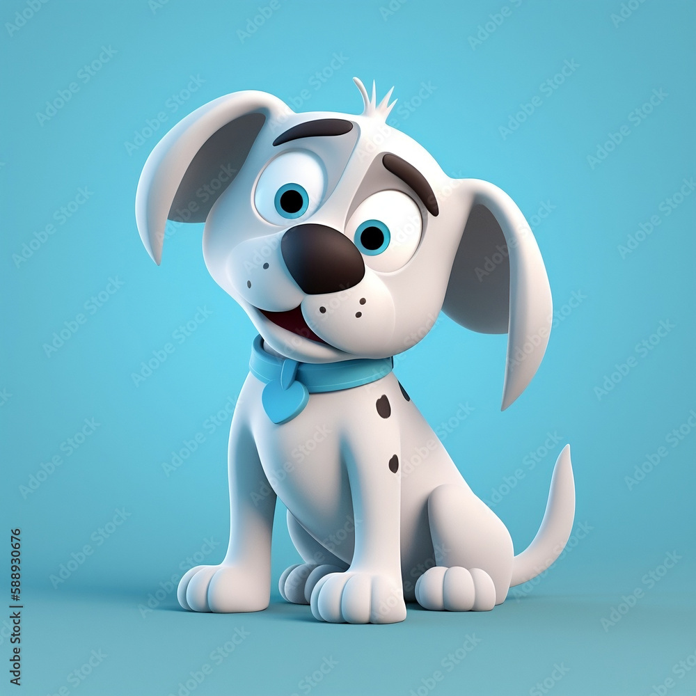 cute and funny animal 3d illustrations. Ai generated cute and funny animal 3d illustrations. Ai generated