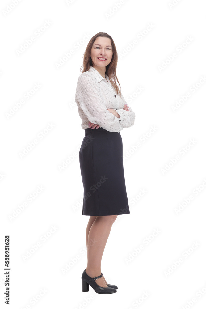 Executive business woman. isolated on a white Executive business woman. isolated on a white