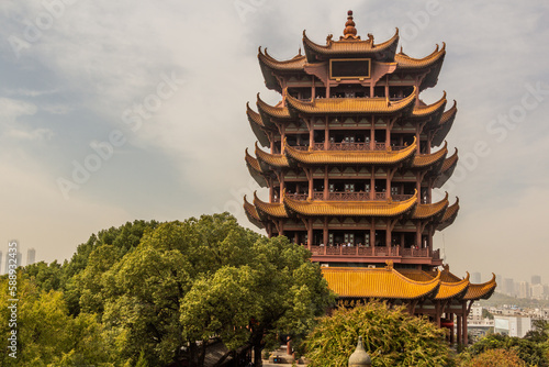 Yellow Crane Tower in Wuhan, China