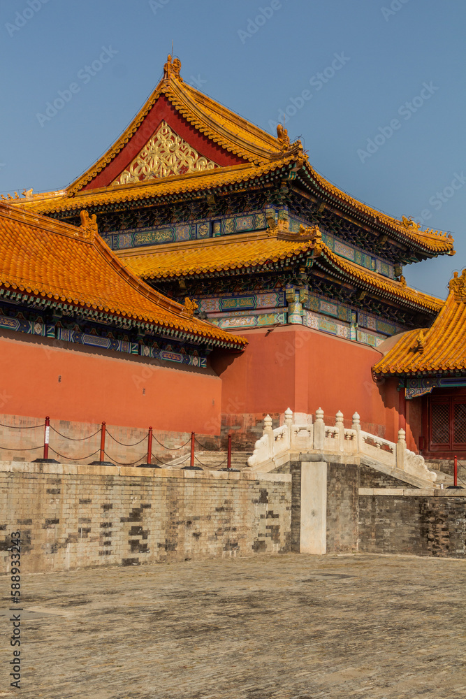 Tower in the Forbidden City in Beijing, China Tower in the Forbidden City in Beijing, China