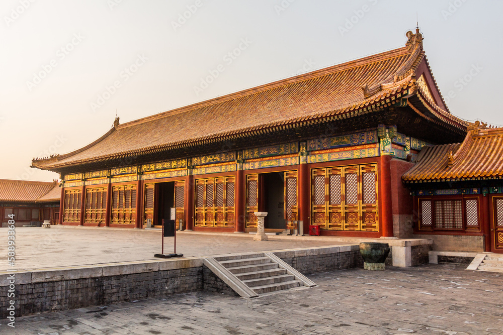 Palace of Compassion and Tranquility in the Forbidden City in Beijing, China Palace of Compassion and Tranquility in the Forbidden City in Beijing, China