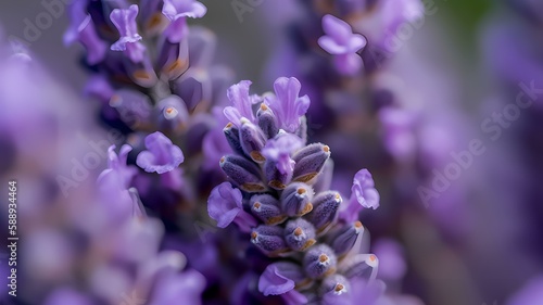 Macro Photography of Lavender Blooms