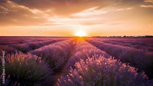 Capturing the Magic of Lavender Fields at Sunset