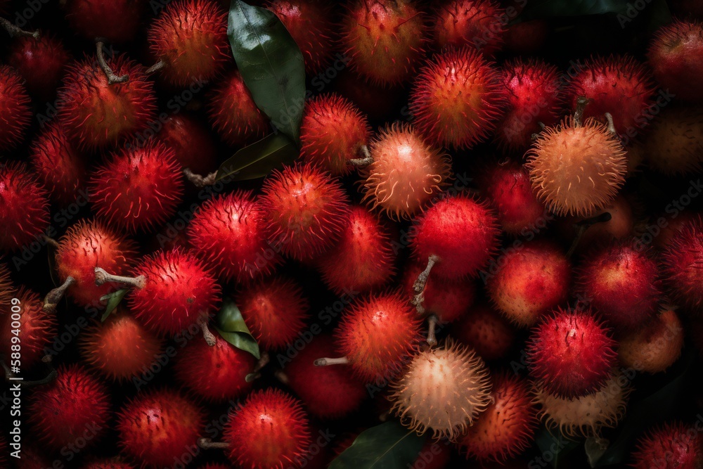 many rambutans many rambutans
