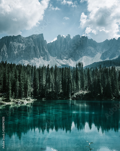 Fototapeta Naklejka Na Ścianę i Meble -  Dolomite view scenic and colors in Italy