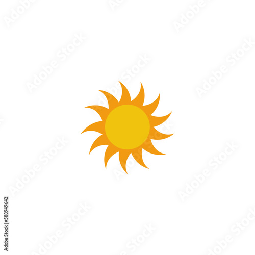 Illustration of sun vector design