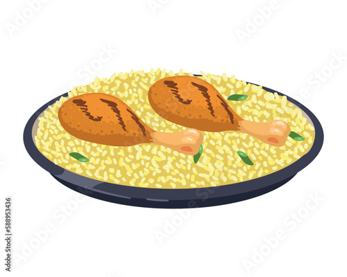 chicken biryani muslim food