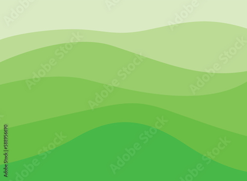 green wave vector abstract background flat design  green background color geometric creative for business banner, poster, flyer, card, cover