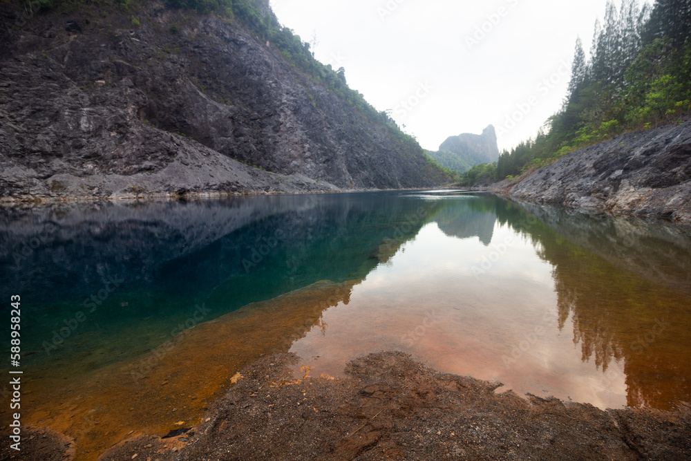 lake in the mountains