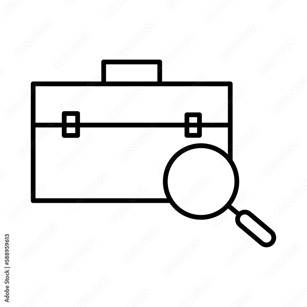 Job portal business people icon with black outline style. business, break, office, smiling, people, businesswoman, discussion. Vector Illustration Job portal business people icon with black outline style. business, break, office, smiling, people, businesswoman, discussion. Vector Illustration