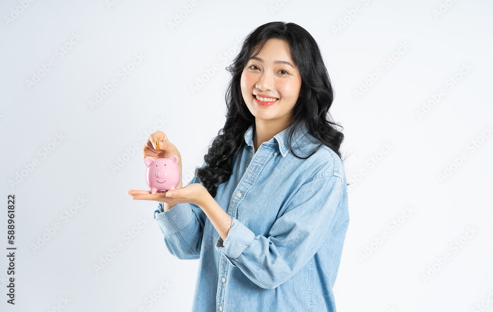 beautiful asian girl image on white background beautiful asian girl image on white background