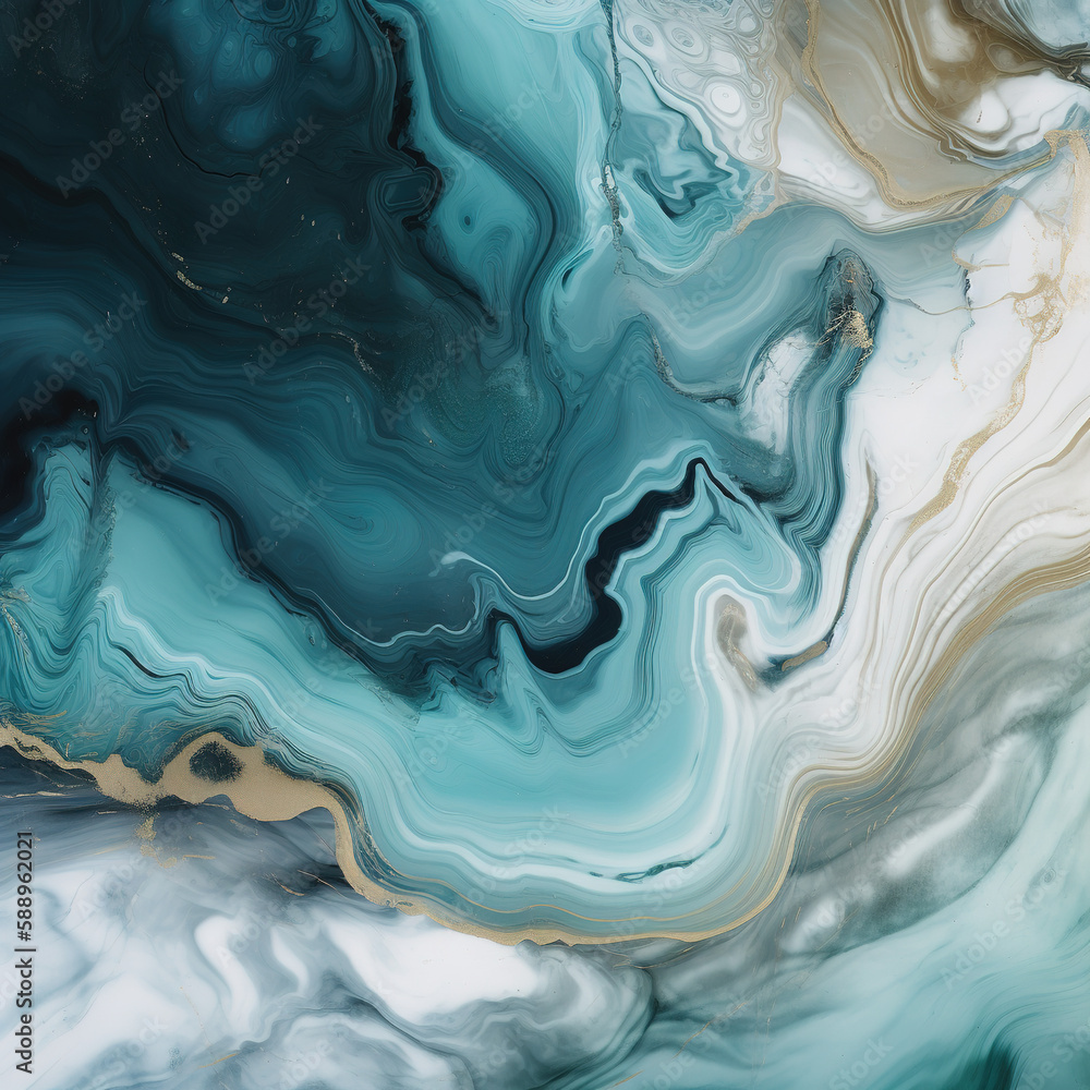 Fototapeta premium Abstract Ocean with Luxurious Texture