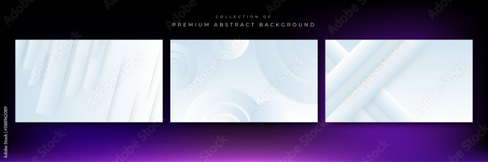Vector gradient dynamic white lines background