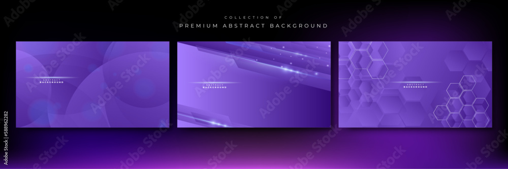 Vector gradient dynamic purple lines background