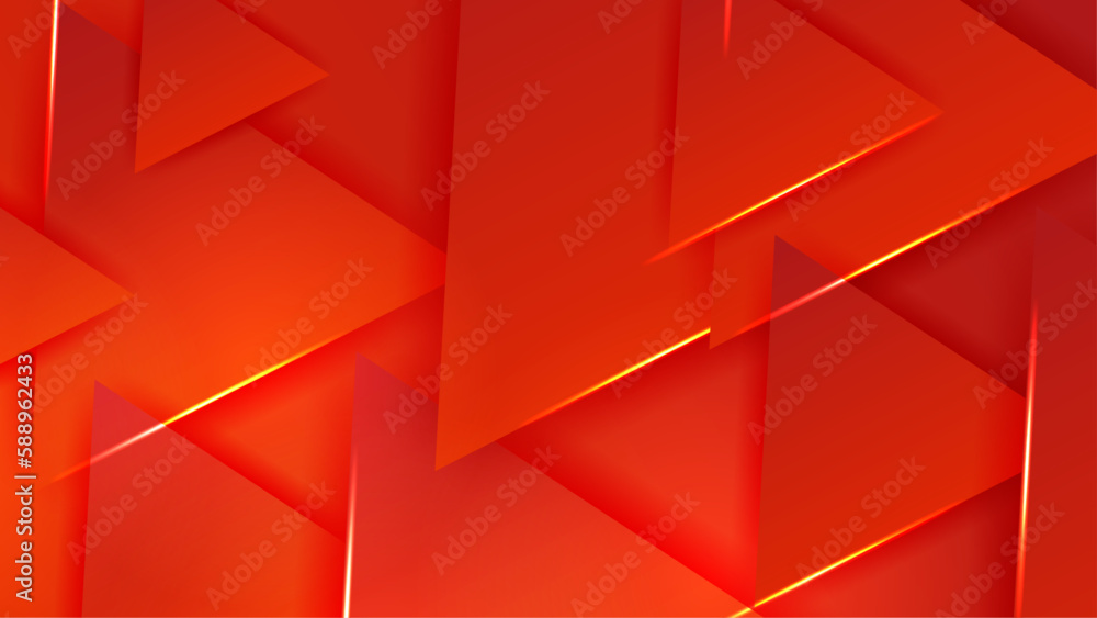 Obraz premium Modern geometric shapes 3d abstract technology background. Vector abstract graphic design banner pattern presentation background web template.