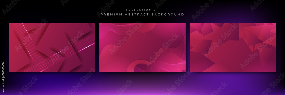 Vector abstract geometric shapes background red Vector abstract geometric shapes background red