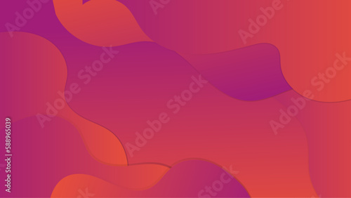 Vector flat gradient abstract background red © TitikBak