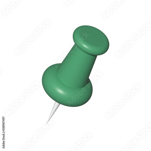 Push pin 3D