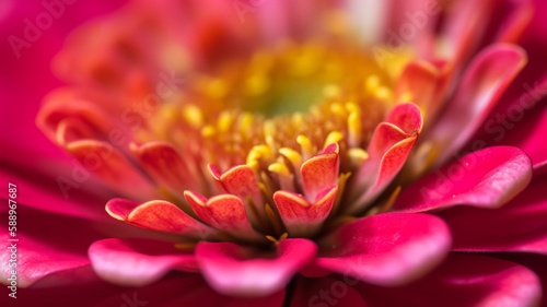 The Delicate Beauty of Zinnia Petals