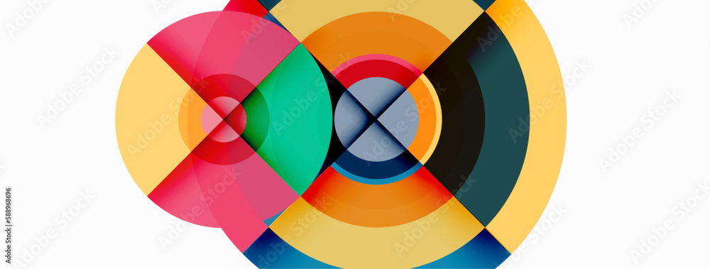 Circle trendy minimal geometric abstract background. Vector Illustration For Wallpaper, Banner, Background, Card, Book Illustration, landing page Circle trendy minimal geometric abstract background. Vector Illustration For Wallpaper, Banner, Background, Card, Book Illustration, landing page