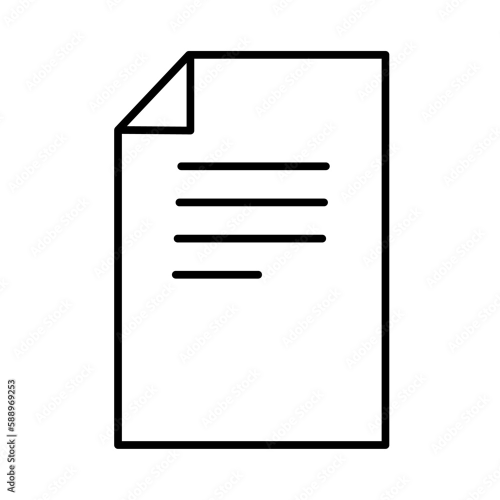 Paper icon with black outline style. advertising, payment, girl, holding, icon, illustration, management. Vector Illustration Paper icon with black outline style. advertising, payment, girl, holding, icon, illustration, management. Vector Illustration