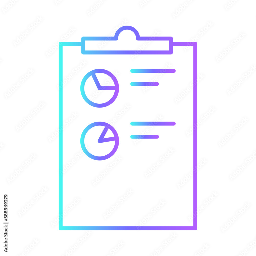 Pie chart icon with purple blue outline style. people, audit, vector, calculate, computer, illustration, hand. Vector Illustration Pie chart icon with purple blue outline style. people, audit, vector, calculate, computer, illustration, hand. Vector Illustration