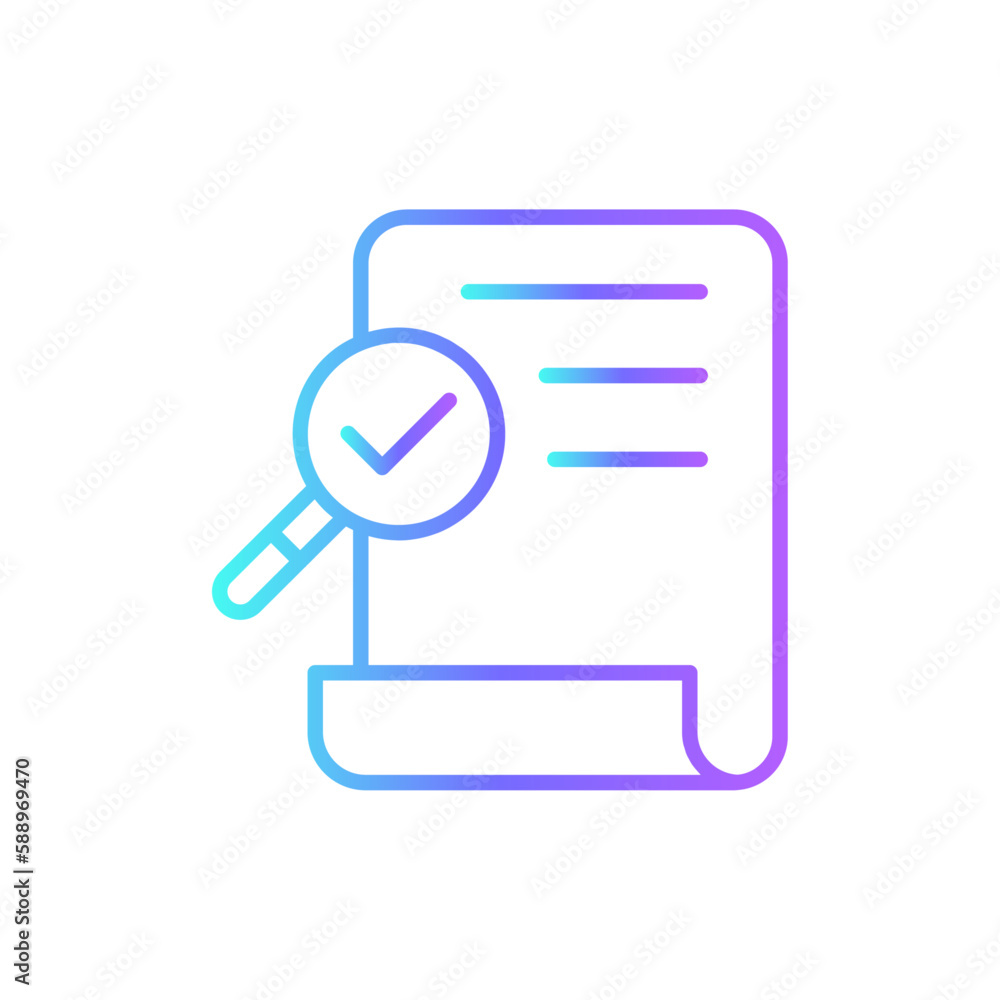 Data analysis icon with purple blue outline style. growth, banking, laptop, calculator, person, plan, work. Vector Illustration Data analysis icon with purple blue outline style. growth, banking, laptop, calculator, person, plan, work. Vector Illustration