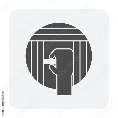 Log wood or timber vector icon. Include sawing method, plain sawn pattern for process in mill, sawmill industry. Material from nature sawn to lumber, board or plank for woodworking, construction.
